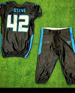 Vente en gros de vêtements d'entraînement personnalisés de football américain pour jeunes et d'uniformes de football américain pour hommes sublimés - Product Image 5