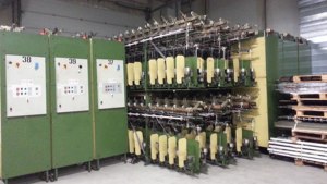 Machine à tordre double face Ratti R326 TFO, 200 broches, capacité 3 kg, puissance 15/25 kW, manuelle, diamètre 140 cm, hauteur 420 cm - Product Image 6