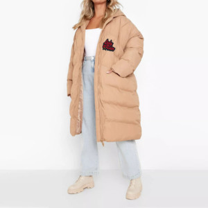 High Street Ladies Winter Wear Bomber Jacket Waterproof Eco-Friendly Breathable for Women Warm with Detachable Hat - Product Image 1