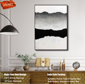 UNIART-Lienzo abstracto personalizado de calidad de museo, <span class=keywords><strong>Mural</strong></span> de Arte de pared, <span class=keywords><strong>pintura</strong></span> en lienzo hecha a mano al óleo gruesa para uso <span class=keywords><strong>interior</strong></span> de Hotel - Product Image 2