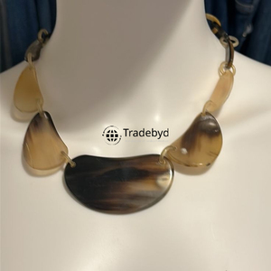 Tradebyd ฮอร์นสร้อยคอเครื่องประดับธรรมชาติที่ทันสมัยทำด้วยมือสำหรับผู้หญิงคอลเลกชันของขวัญสุดหรู - Product Image 4