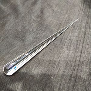 New Handcrafted Transparent Clean Sharp Point Healing <b>Wand</b> 32 Faceted 8 Inch Healing Energy <b>Wand</b> For Reiki Vastu Healing - Product Image 6