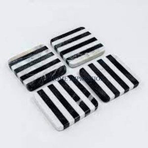 Modern Luxury Marble Heat Resistant Custom <b>Coasters</b> Eco-Friendly Carton Packaging for Home & Wedding Events - Product Image 5