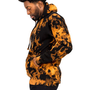 Acid Wash <b>Tie</b> <b>Dye</b> Solid Winter Men's Oversized Hoodie 100% Cotton OEM Wholesale Custom Vintage <b>Hoodies</b> & Sweatshirts - Product Image 5