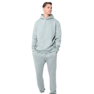 Conjunto Deportivo de Invierno para Hombre, con Capucha, Informal, Grueso, de Poliéster/Algodón, Estampado o Liso, Colores, Logotipos y Tallas Personalizables, Transpirable - Product Image 1