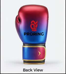 Ensemble d'équipement de boxe en cuir PRORING Elite, gants de sparring métalliques - Product Image 4