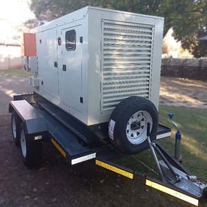 Điện thoại di động trạm 180kva 150kw im lặng Máy phát điện diesel với Trailer thiết kế cho chất lượng cao và cuộc sống lâu dài - Product Image 2