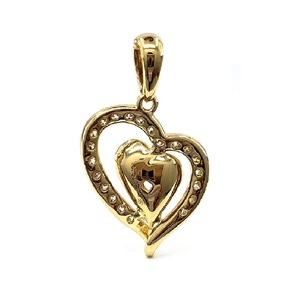 Pendentif Classique en Or Jaune Massif 18 carats avec Diamant Véritable Semi-Monté, Production Rapide, Haute Qualité, Spécialisé Bijoux, Cadeau Idéal pour Femme - Product Image 3
