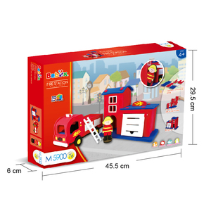 ของเล่นตัวต่อสถานีดับเพลิง EVA 3 มิติ สำหรับเด็ก ชุดของเล่นเสริมพัฒนาการพร้อมชิ้นส่วนที่ขยับได้ ปลอดสารพิษ ได้รับการรับรองมาตรฐาน EN71 ผลิตตามสั่ง - Product Image 6