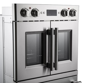 NUEVO Y RECIÉN LLEGADO, Horno Eléctrico Multifuncional de Doble Puerta Estilo Francés Forno Gallico, 30 Pulgadas, Acero Inoxidable, ¡Gran Venta! - Product Image 4