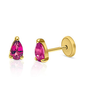 Pendientes de oro Très Chic con CZ Diamond Zircon Drop Stud Elegante Rose Gold Yellow Gold Star Patrón geométrico para compromiso - Product Image 1