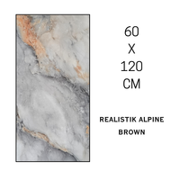 Cilalı sırlı porselen yer karosu 600X1200MM yüksek parlak lüks yaşam iç yükseltilmiş duvar ve yer karosu