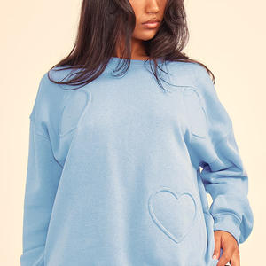 Todos los días sudadera para mujer con logotipo personalizado impresión bordado personalizado OEM ODM directo de fábrica fabricante proveedor suministro - Product Image 4