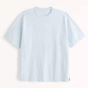 T-shirts de gym pour hommes personnalisés 100% jersey de coton coupe ajustée gris solide logo vierge design brodé anti-rides en vrac - Product Image 4