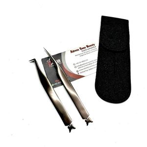 Professional Custom Eyelash Extension Tweezers Black Plasma 90 Degree Boot Sustainable Stainless Steel <b>Lash</b> <b>Volume</b> Fiber Tip - Product Image 6