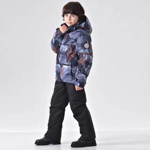 Combinaison de snowboard pour homme, vêtements de ski imperméables personnalisés pour homme, vêtements de ski pour femme, veste à capuche en duvet pour homme, hiver - Product Image 1