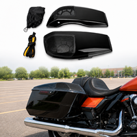 Couvre-haut-parleurs de sacoche Vivid Black 6x9 pouces en ABS, paire gauche et droite pour Harley CVO Street Glide Road Glide FLHX FLTRX 2023 à 2026