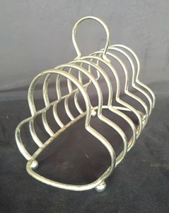 Nouvelle arrivée argent tranche toast support pour petit déjeuner morceaux de pain accessoires de cuisine maison stockage et organisation toast rack - Product Image 5