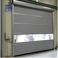 Vente directe d'usine - Porte automatique pour entrepôt industriel, salle blanche, porte à enroulement rapide en PVC, étanche, pour atelier