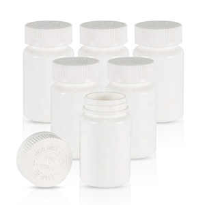 35ml-100ml large bouche droite vide Hdpe supplément en plastique pharmaceutique bouchon à vis midical pharmacie bouteille - Product Image 4