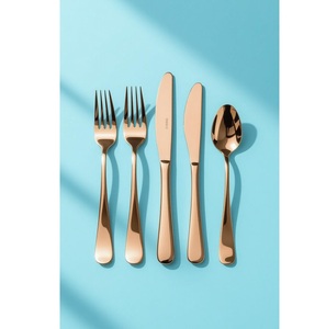 Juego de cubiertos de acero inoxidable, vajilla de lujo con acabado azul para agregar elegancia atemporal y sofisticación a cada mesa de comedor - Product Image 3