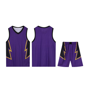 Maillot de basket-ball personnalisé en gros uniforme d'équipe respirant avec nouveau style de jeu de logo de sublimation - Product Image 6
