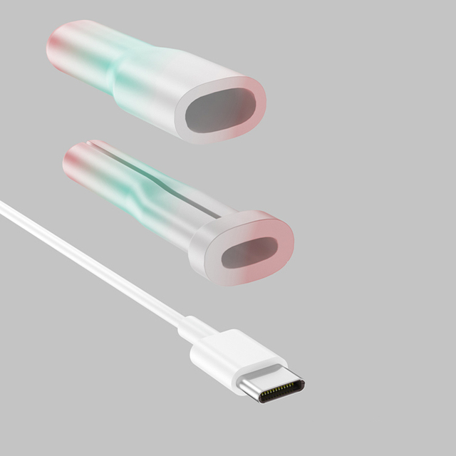Data Cable Protective Sleeve Silicone Spiral Wrapping Anti Breakage Connector Cover