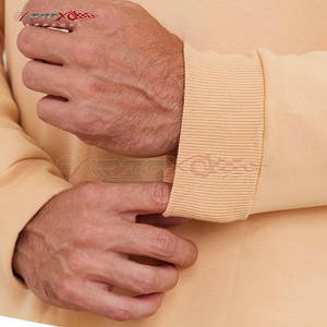 Elegante sudadera Sherpa Fleece para hombre con dobladillo acanalado y diseño de ajuste relajado Sudadera cálida Sherpa para hombre - Product Image 5