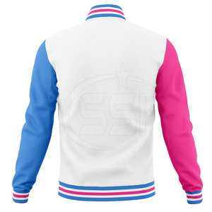 Premium Quality Customized Logo Stand Front Men's Winter Letterman Jacket Breathable Quick Dry Fashion Clothing Long Sleeves - Product Image 6
