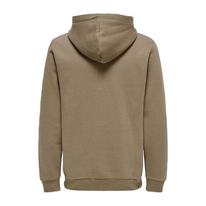 Pull à capuche personnalisé en coton noir sweat à capuche uni avec poches kangourou automne sweat à capuche lourd pour hommes - Product Image 6