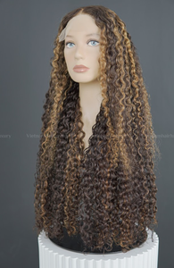 Eurasian Curly Short Length 100% Extensions de cheveux humains vietnamiens vierges et Remy Prix de gros - Product Image 4