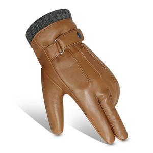 Guantes Transpirables de Cuero con Logotipo Bordado, Empaque Personalizado, Talla Grande, OEM Personalizable - Product Image 4
