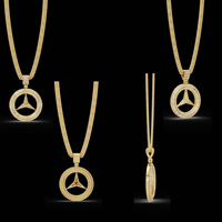 Pendentif Couronne Entièrement Sertie de Diamants en Argent Sterling 925 avec Moissanite, Bijoux Hip Hop pour Rappeurs, Vente en Gros, Bijoux Personnalisés