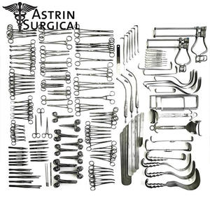 Juego de laparotomía de 197 piezas de alta calidad, instrumentos médicos quirúrgicos de acero inoxidable, venta en línea con estándar de seguridad Mol - Product Image 1