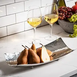 Superbe plateau à chocolat unique en argent, parfait pour la table d'affichage des desserts servant des chocolats et des célébrations - Product Image 2