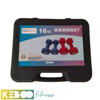 Mancuernas de 16Kg, 4 mancuernas (2 piezas de 3 Kg + 2 de 5Kg), pesas, equipo de gimnasio listo para enviar desde España