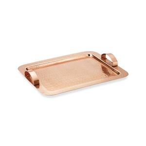 Bandeja de servicio de cobre de nuevo diseño, plato hecho a mano de calidad Premium, bandeja de servicio de cobre con estilo indio superventas - Product Image 2