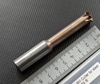 Fraise à fileter en carbure monobloc pour CNC, à trois dents, à dents pleines, revêtue, pour le traitement des métaux - Prise en charge OEM/ODM