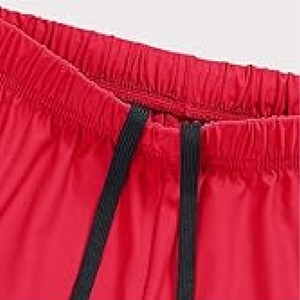 Conjunto de 2 piezas rojo para hombre, conjunto a juego completamente rojo, chándal de algodón rojo de verano para hombre, ropa deportiva vibrante - Product Image 4