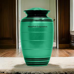 Urnas de cremación clásicas de estilo americano, recuerdo de Color personalizado de alta calidad, cenizas para adultos, suministros funerarios al por mayor, tarros de Metal - Product Image 6