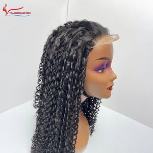 Perruque bouclée Pixie! Cheveux vietnamiens avec fermeture 5x5 perruque bouclée Extensions de cheveux de haute qualité sans perte prêt à expédier - Product Image 4