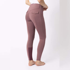 Pantalones de equitación Ecuestre para mujer Pantalones de fitness ajustados con estampado de logotipo personalizado Jodhpur & Breeches Durable Horse Riding - Product Image 2
