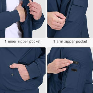 Venta caliente Oem Custom Bomber Chaquetas Hombres Ropa informal Hombres Bomber Jacket Hecho en Pakistán Tela genuina Bomber Chaquetas para hombres - Product Image 4