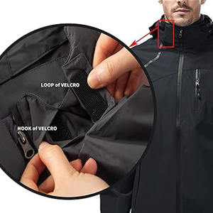 Chaqueta Parka larga Chaquetas de lluvia estampadas de camuflaje subidas por Dress Sports - Product Image 4