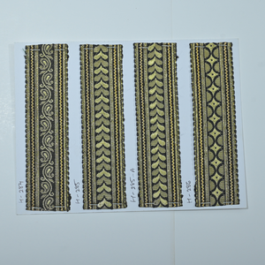 Bordures de style traditionnel de haute qualité glands appliques dentelle vêtements de fantaisie décoratifs de qualité supérieure conceptions textiles - Product Image 5