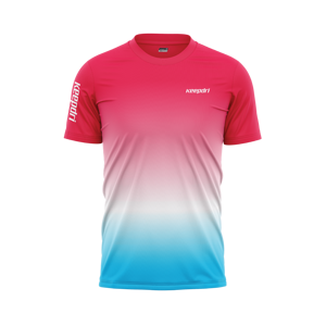 Vente en gros OEM ODM Personnalisé Respirant Séchage Rapide Extensible dans les quatre sens Impression Numérique T-shirts de Course pour Hommes Vêtements de Sport Haut de Gamme - Product Image 1