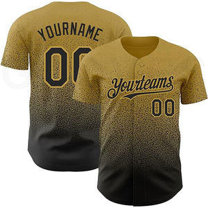 GUANTES de alta visibilidad inspirados en la era del retroceso Jersey de béisbol de la ciudad Material reciclado ecológico Camisetas de entrenamiento transpirables - Product Image 5