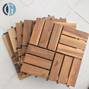 Dalles de terrasse autobloquantes antidérapantes en bois dur d'acacia du Vietnam, imperméables, pour jardin et patio, par Viet Wood, avec garantie de 5 ans - Product Image 6