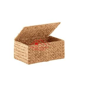 Panier de rangement en jacinthe d'eau pour la décoration intérieure et l'organisation de la cuisine Design unique tissé à la main naturel - Product Image 4