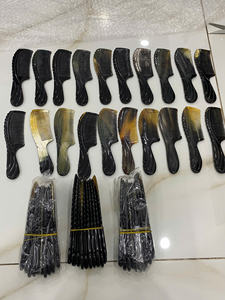 Peine de cuerno de búfalo hecho a mano Pettine en Corno Vintage masaje Pelo Largo cepillo peine de cuerno Natural peine natural antiestático - Product Image 6